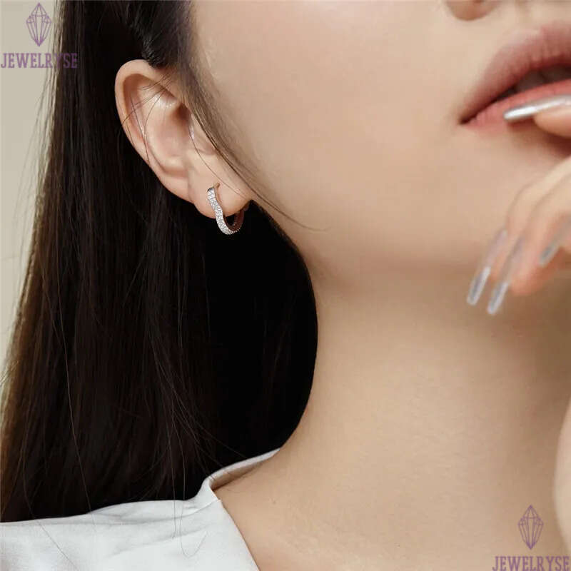 luxury cz stud earring designer jewelry for woman 925 sterling silver diamond heart pink blue green 5A zirconia 18k gold earrings women show friend mo