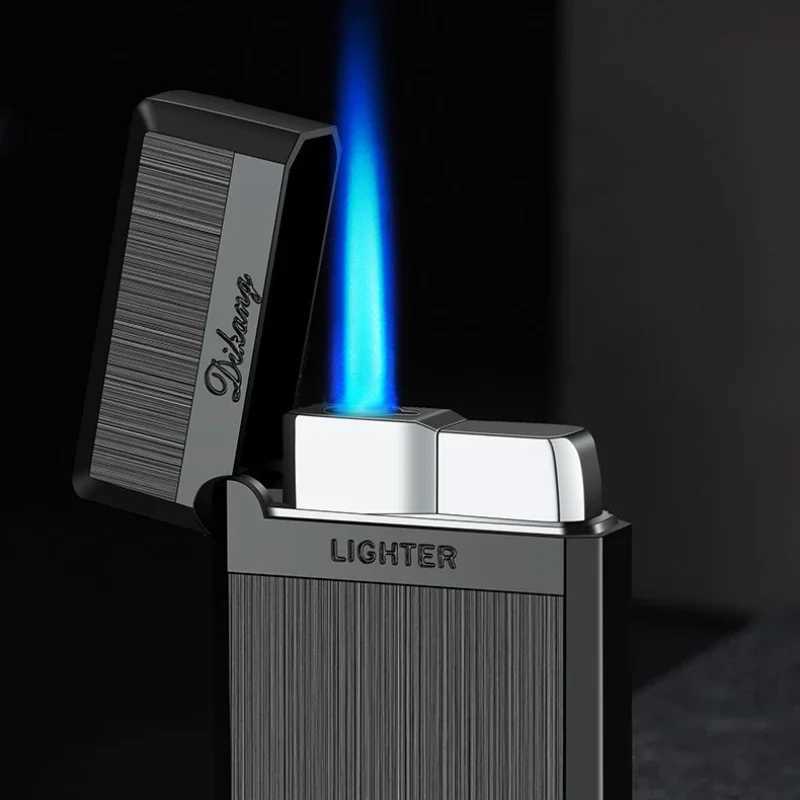 Loud Sounds Straight To The Flame Can Be Circated and Iatable for Mens Personali Lighter Open The Cover To Ignite H251206