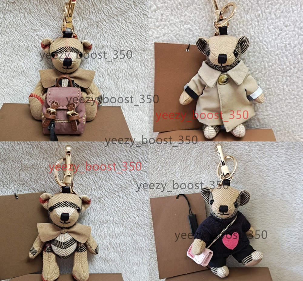 Bag Designer Charm Key Chain For Women Keyring Trench Coat Bear Stainless Steel Bag Charm Mens Luxury Classic Burberrys Burberrys2 Q251015