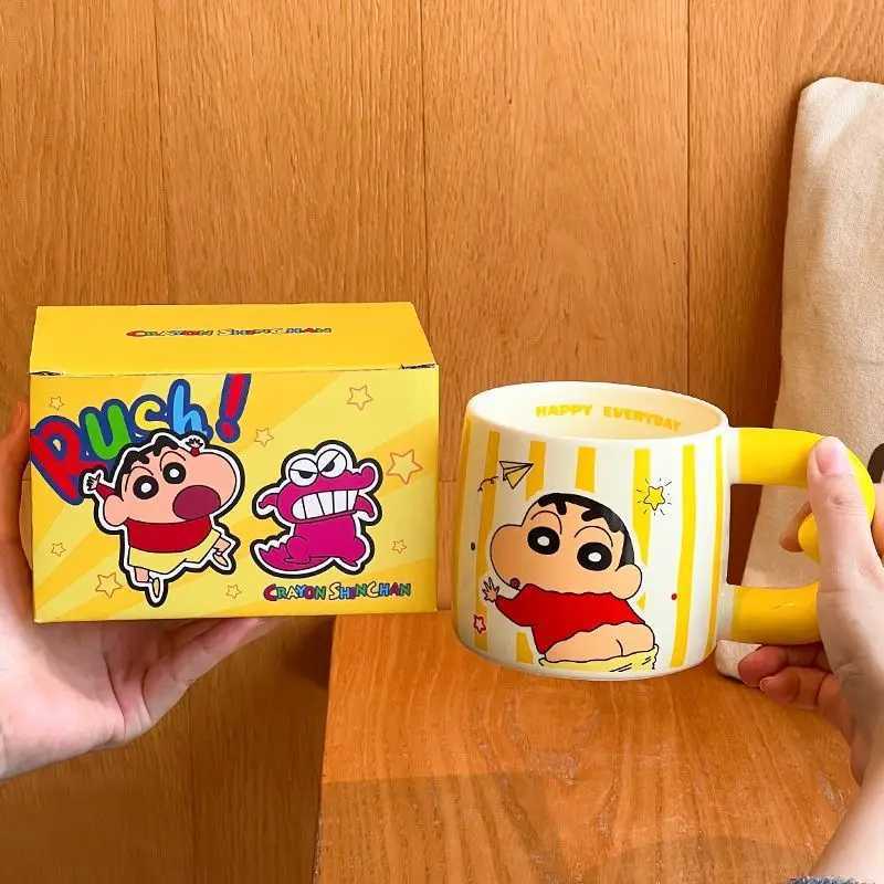Crayon Shin-chan Nohara Shiro film and television periphery ceramic mug high value girl home office afternoon tea coffee cup M251206 - view 4