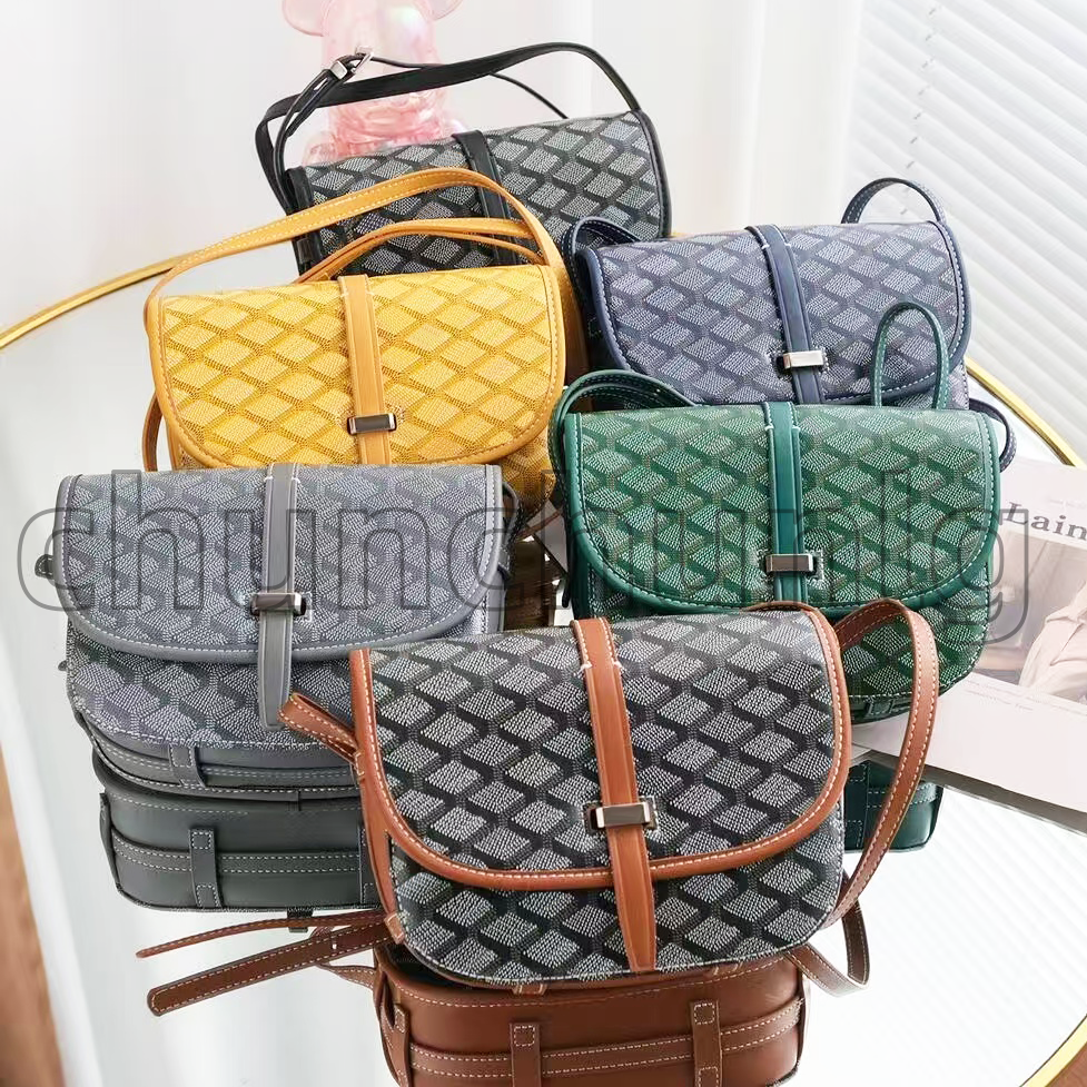 Fashion Belvedere saddle Bags tote luxurys Designer bag womens mens handbag leather crossbody shoulder bag Top quality messenger bag clutch postman travel bag