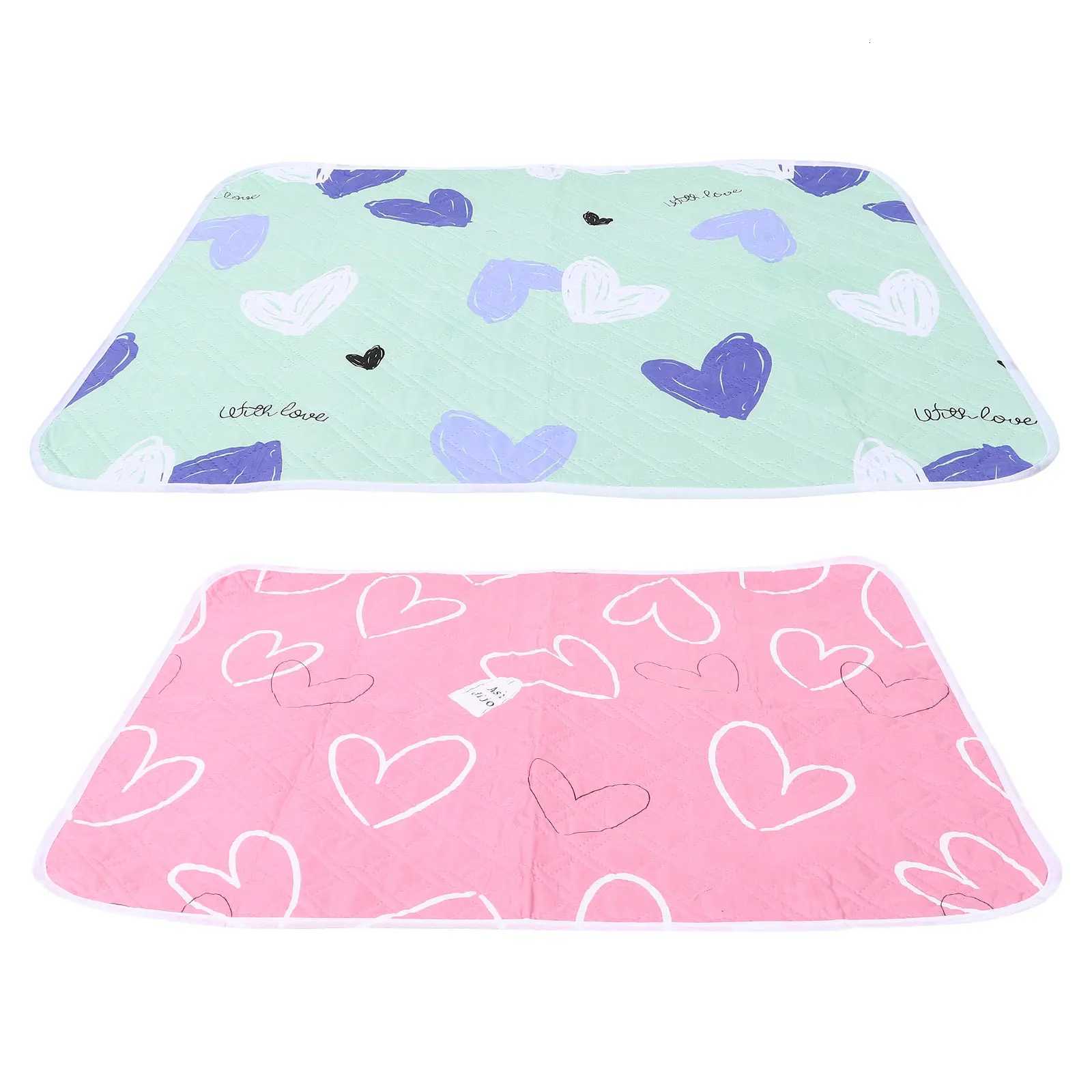 2pcs Waterproof Guinea Pig Cage Liners Washable Reusable Absorbent Pee Pads For Small Animals Chinchilla Rabbits Rats 35X28Inch M251206
