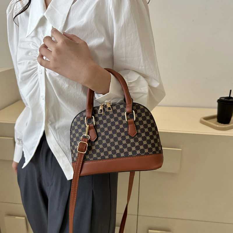 Fashion Shell Bag Ladies Small Pattern Design Purse and Handbag Shoulder Crossbody Bag For Women Daily UseT251205