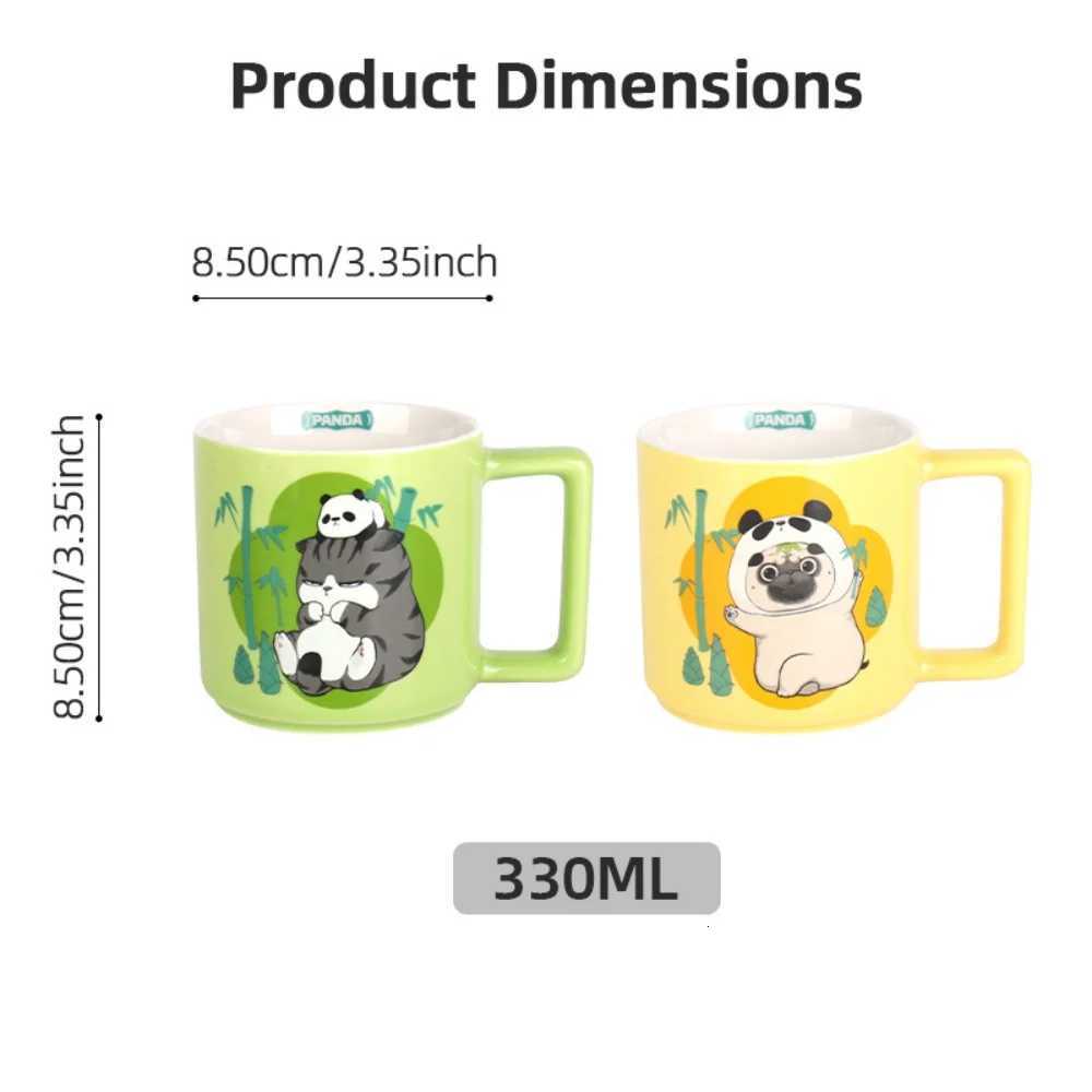 SHUNXIANG SUPREMO CAT Ceramic Mug Kawaii Pattern Breakfast Milk Cup Cute Drink Tableware Coffee Mug Childrens Water Cups Gift M251206 - view 7