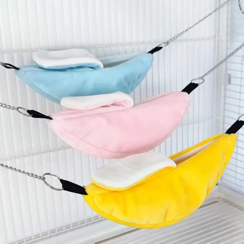 Hamster Soft Warm Bed Rat Hammock Parrot Squirrel Winter Pet Toy Guinea Pig Cage House Hanging Nest Bed Small Animals Nest M251206