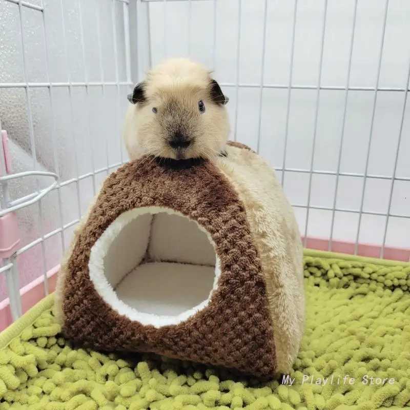 Hamster Hanging Hammock Warm Bed Plush House Hideout Cage Accessory for Small Animal Ferret Hedgehogs Playing Sleeping Climbing M251206