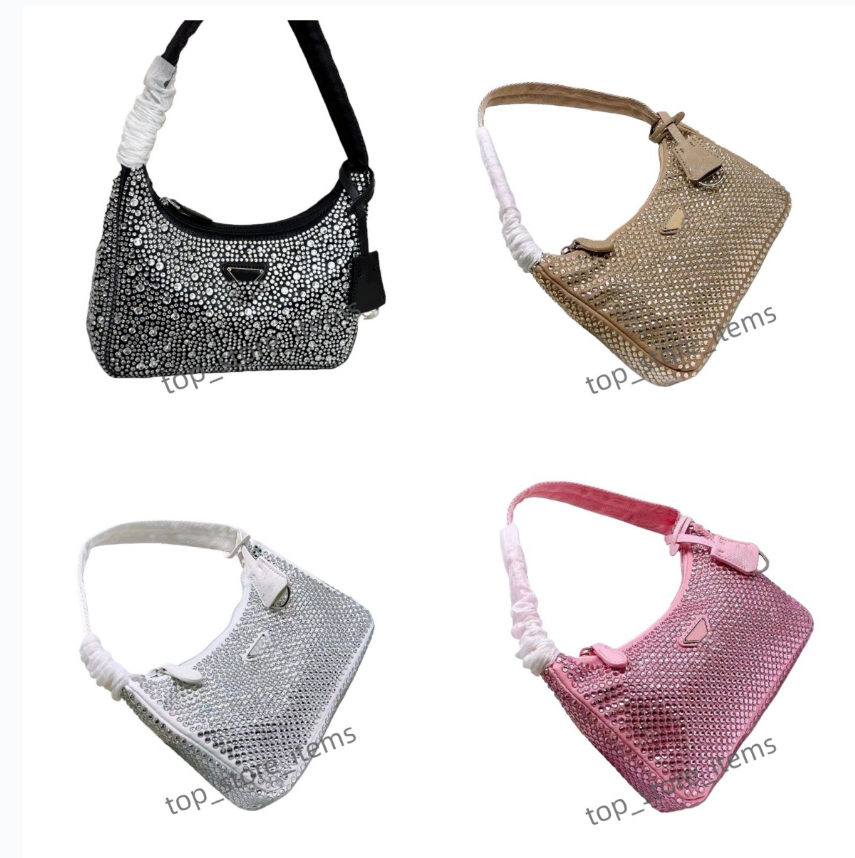 Classics Handbags Women's Shoulder Bags Messenger bag Woman designer crossbody bags Hobo Wallet Ladies Totes Shining rhinestones evening bag P12062