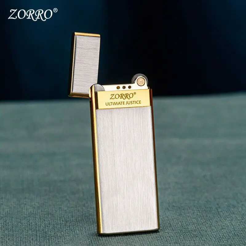 tra-thin Iatable Lighter Grinding Wheel tra-thin Slim Portable Personality Mens Gadgets Smoking Accessories Gifts H251206