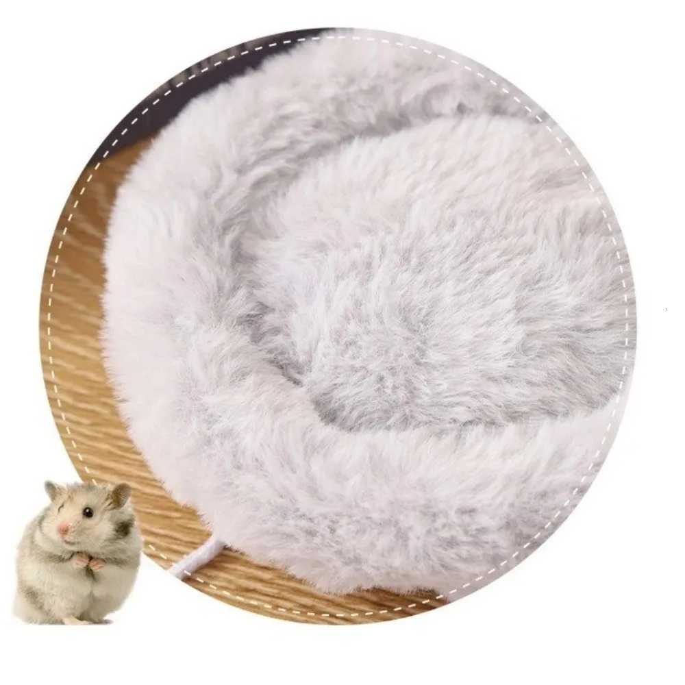 New Autumn Winter Hamster Nesting Mat Soft Pet Bed Cushion Round Cotton Sleeping Mat for Small Animals M251206