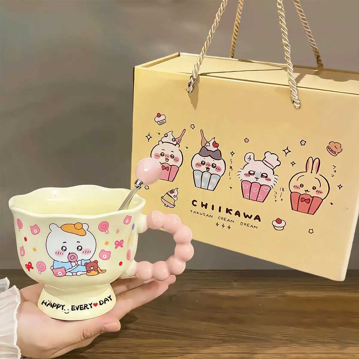 Chikawa Usagi Ceramic Mug - Cute Japanese Anime Character Coffee Cup Ideal Birthday Gift Novelty Party Favor M251206 - view 7