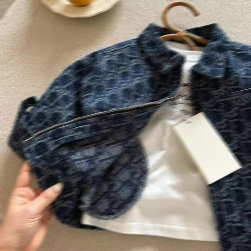 Spring Autumn Jeans Jacket Coat Boys Outerwear hooded Jackets Baby Coat Top Girls Outwear Windbreaker Warm Clothes Outside Sport Kids Clothing Outerwear A05