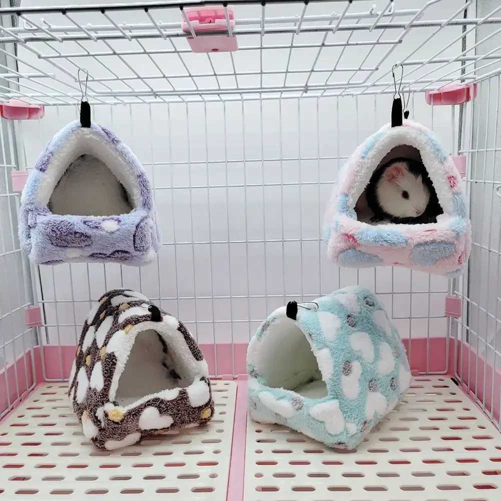 Winter Warm Cotton Nest For Bird Cage Parrot Budgie Hammock Cage Hut Tent Bed Hanging Cave For Parrot Hamster Rabbit Guinea Pig M251206