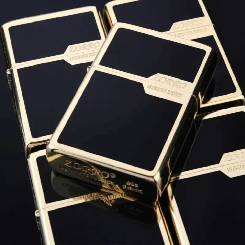 Windproof Kerosene Lighter Genuine Copper Shell Sand Wheel Kerosene Lighter Wholes Support Lettering H251206