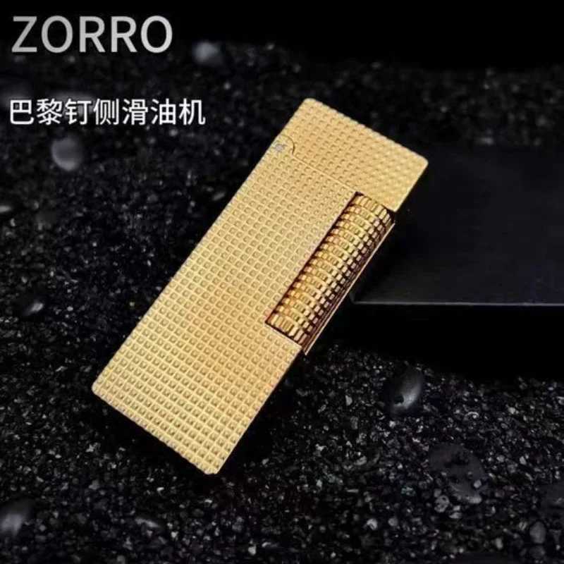 -Personali Creative Kerosene Lighter Paris Nail Side Sliding Ignition Slim Narrow hine High-end Gift Mens Gift Box H251206