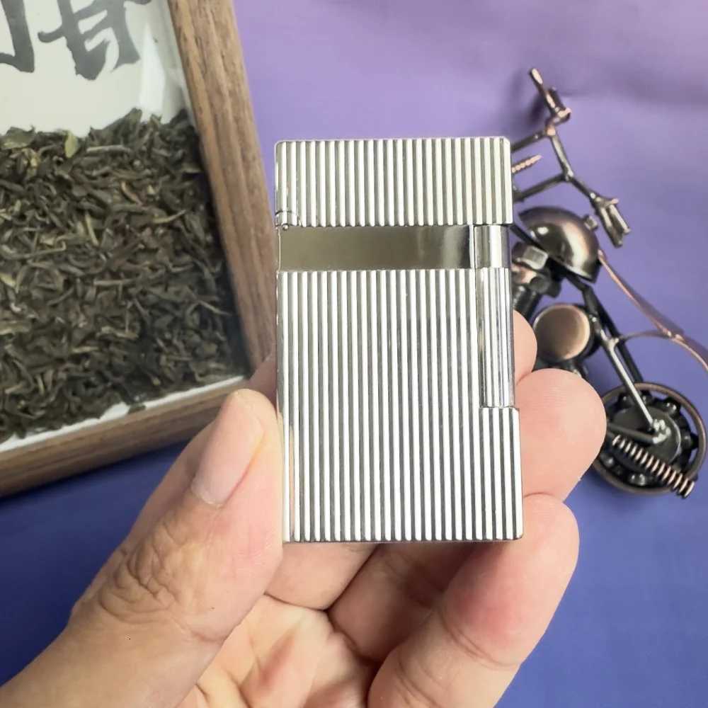 High-end cust lighter ic design gas-filled loud sound ces with a cust smoking set a perfect gift for men H251206