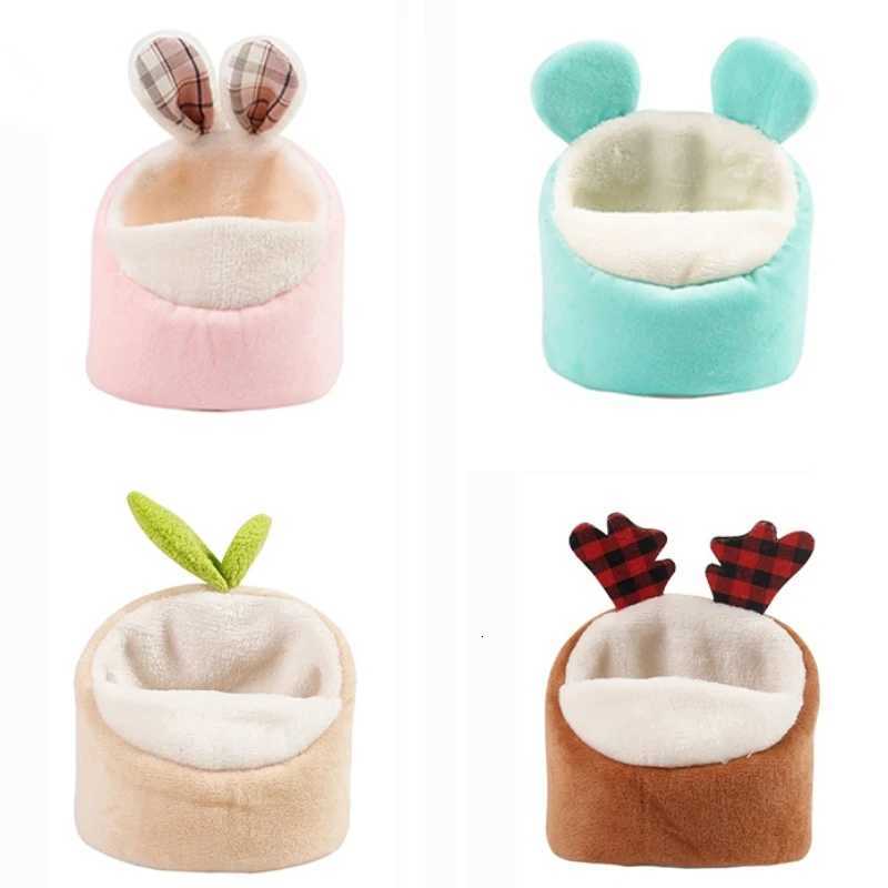 Hamster House Guinea Pig Nest Small Animal Hand Holding Warm Nest Sleeping Bed Cotton Mat Soft Accessories Pets Supplies M251206