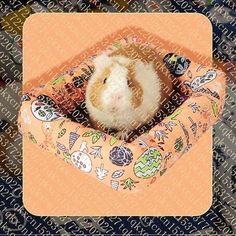 Pet Small Animal Hamster Woven Bed Cushion Soft Pad Toy Rabbits Bed Sleep Mat Bed Rodents Toy for Cage 87HC M251206
