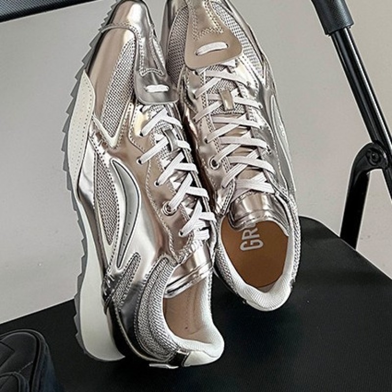 Fashionable minimalist pointed sports shoes versatile with increased height shock absorption inside sneakers free shipping