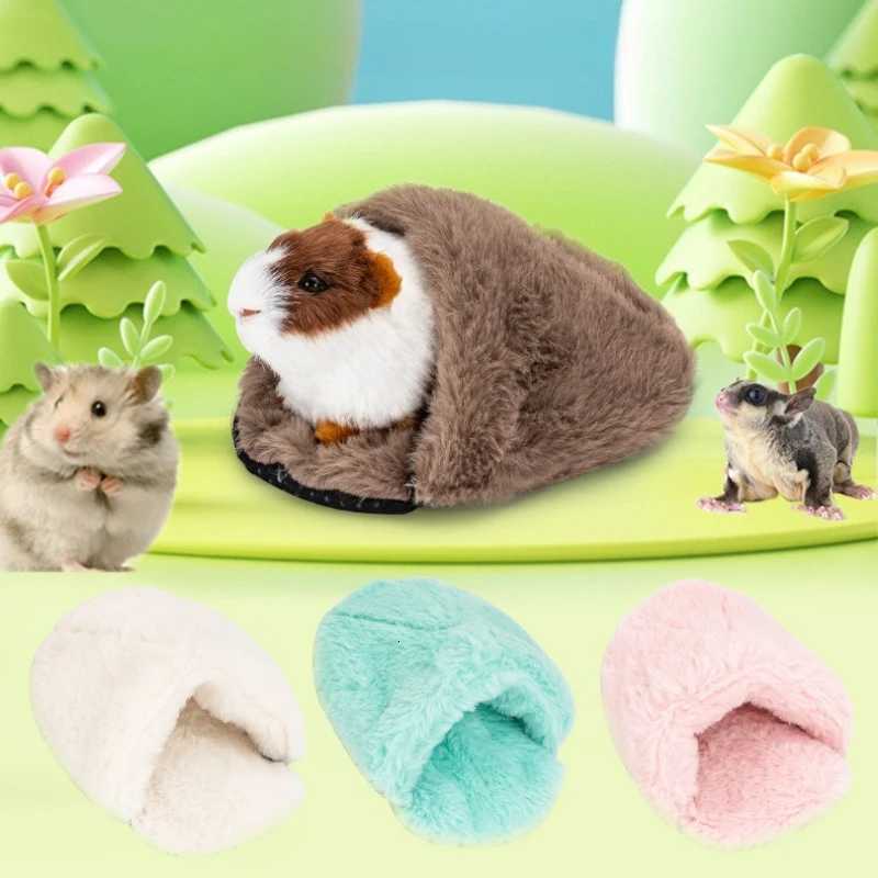 Hamster Nest Pad Small Pet Guinea Pig Chinchillas Cotton Pad Rabbit for Winter Warmth Round Pad Thickened for Warmth M251206