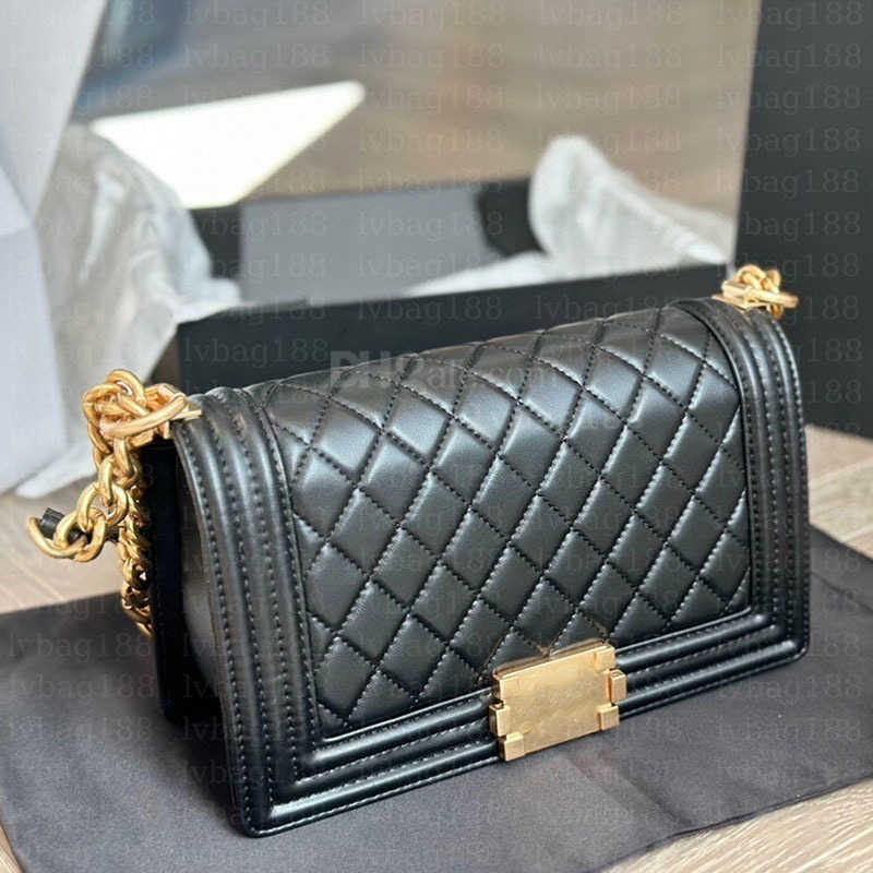 Designer Shoulder Bags Leboybag Womens Crossbody Bags Caviar Leather Golden Hardware Square Luxury Tote Bags Multicolor Handbag Sheepskin Spicy Mom Bag 25cm