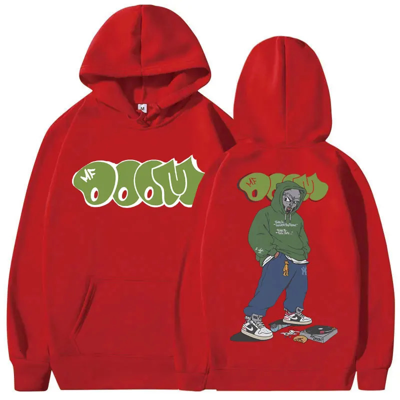 Rapper Mf Doom Graphic Print Hoodie Men Women Hip Hop Fleece Oversized Sweatshirt Male Fashion Trend Hoodies Mens Streetwea 251201 - view 5