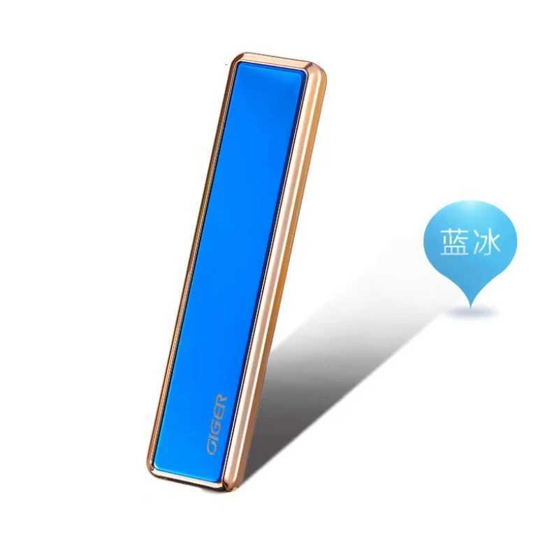 Internet Celebrity Explosion Metal USB Rechargeable Tungsten Lighter Portable Windproof Cigarette Lighter Mens Gift Gadget H251206