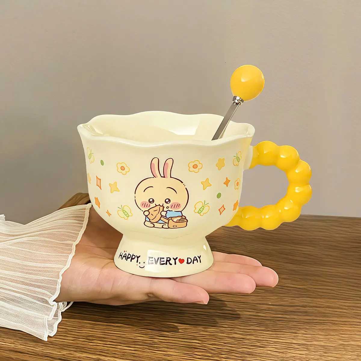 Chikawa Usagi Ceramic Mug - Cute Japanese Anime Character Coffee Cup Ideal Birthday Gift Novelty Party Favor M251206 - view 3