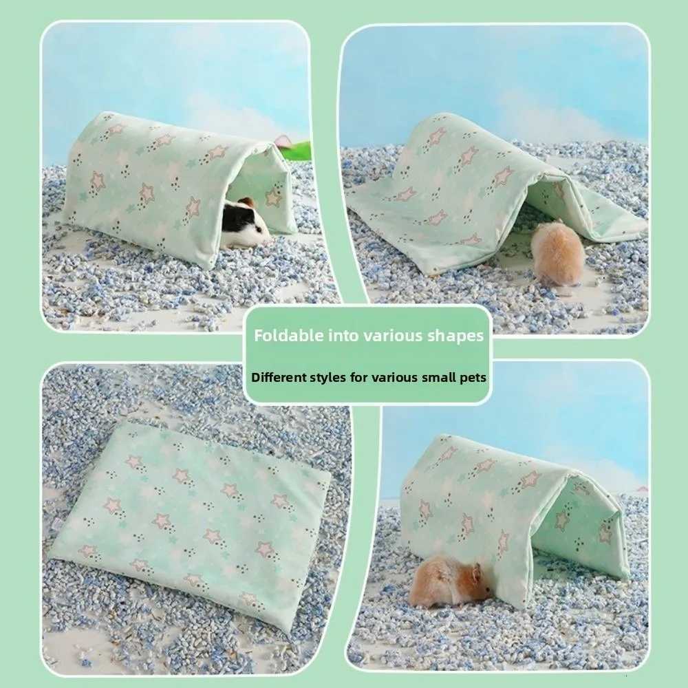 Cartoon Pattern Rabbit Hamster Cooling Ice Mat Foldable Multi Shapes Small Pet Sleeping Bed Waterproof Surface Breathable M251206