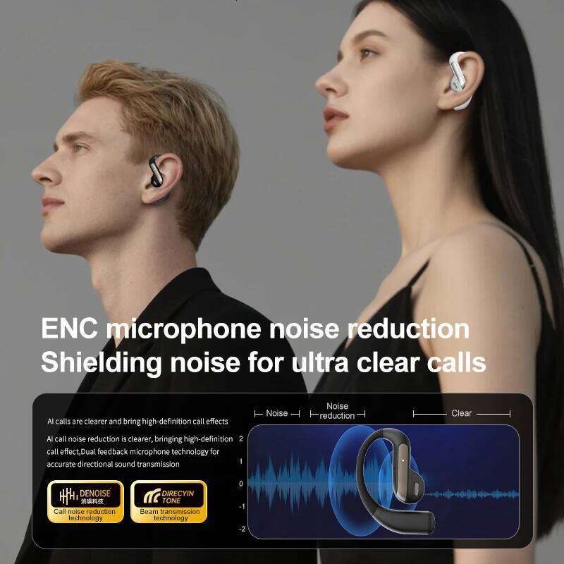2025 Smart AI Translation Stereo Sound Semi-In-Ear Air Conduction True Wireless Sports Long-Lasting Bluetooth Headset