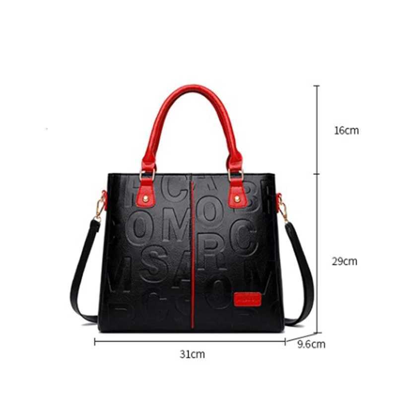 Luxury Designer Handbags Women Large Capacity Tote Bag Famous Brand pu Leather Shoulder Crossbody Bags for Ladies Bolsos MujerT251205
