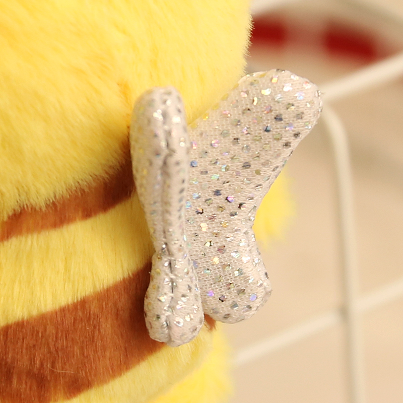 Magnetic Bee Turtle Pendant Plush Toy Turtle Honey Doll Bag Pendant Doll Keychain