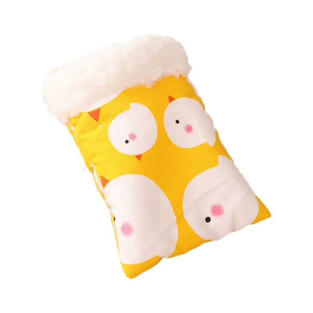 Cute Pocket Hamster Cotton Nest Chicken/Owl Pocket Shape Pocket Pet Carriers Bag Fleece/Canvas Warm Hamster Bed M251206