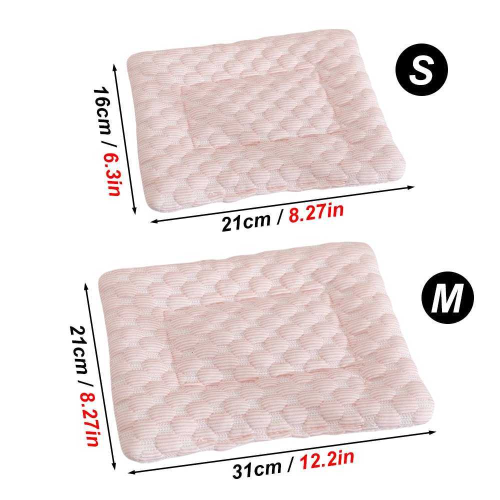1 PC Summer Cooling Pet Mat Soft Breathable Self-Cooling Blanket Mat for Small Animal Hamster Guinea Pigs Chinchillas Rat Rabbit M251206