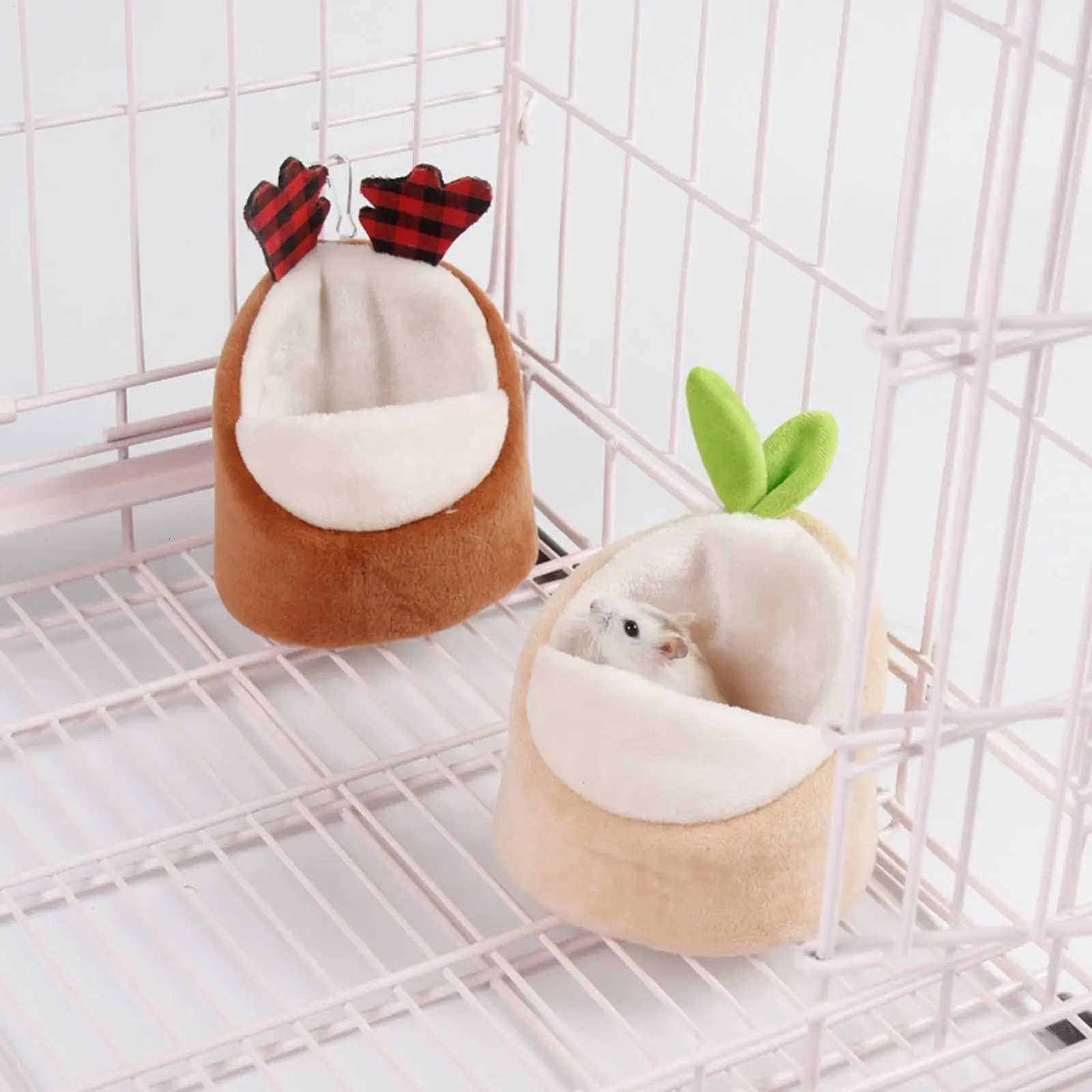 Hamster Bed Warm Nest Pet Cage Accessories Sugar Gliders Sleeping Pouch Bag For Animals Squirrels Marmosets Gerbil Chinchilla M251206