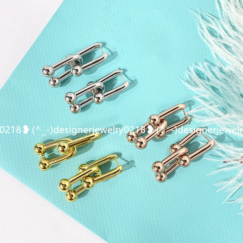 earrings designer earrings high quality diamonds earrings for women luxury earrings alphabet valentine gift Elegant Christmas gifts jewelry box