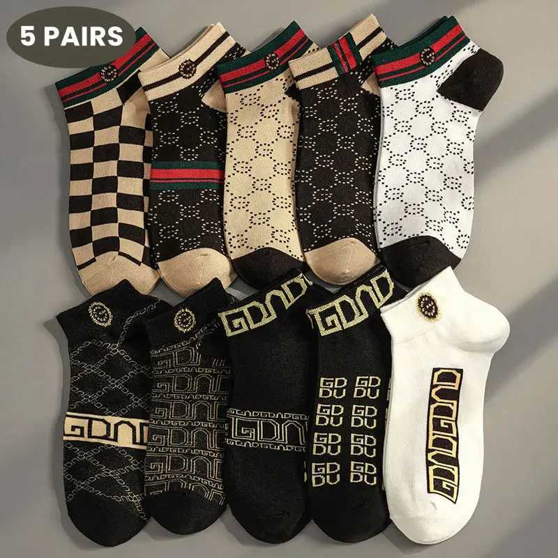 5/10 pcs Mens Thin Breathable Low-Cut Socks - Anti-Odor Moisture-Wicking Lightweight Comfortable Versatile for Daily WearT251206