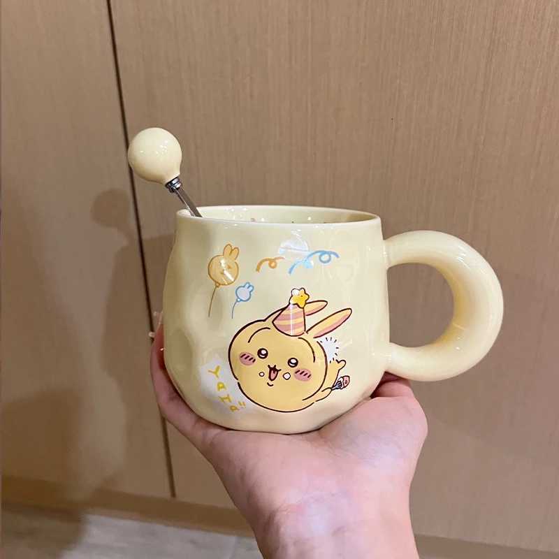 Kawaii Chiikawa Tea Cup Usagi Anime Cute Girl High Beauty Water Cup With Lid Gift Box Best Friend Birthday Gift M251206 - view 5