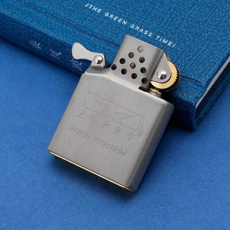 Second-generation e Titanium Lighter Movement Upgraded Marble Inner Liner Lighter Universal Accessories H251206