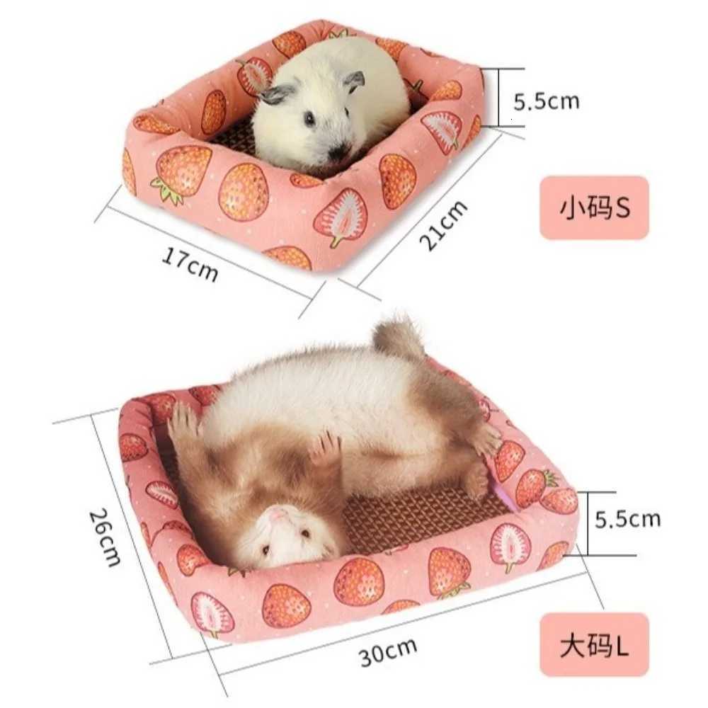 New Canvas Gerbil Cushion Washable Comfortable Hamster Sleeping Bed Breathable Multi-size Hamster Nests Guinea Pigs M251206