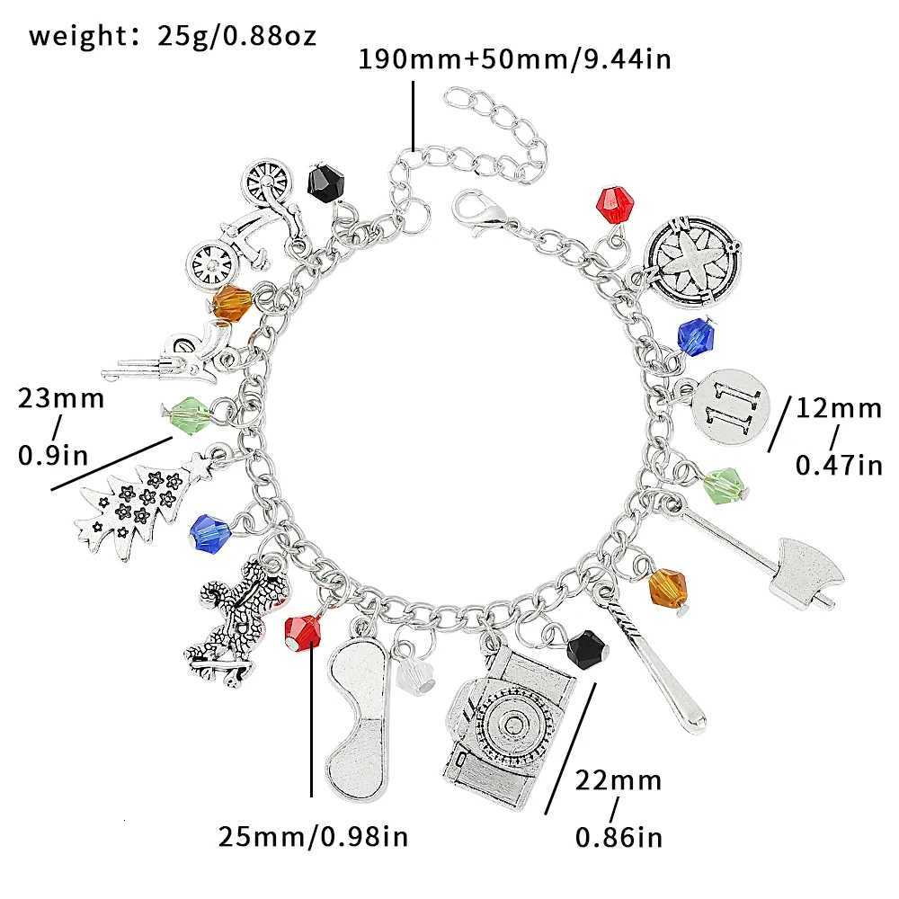 Cross-border European and American movie peripherals Stranger Things Eleven No 11 26 letter necklace bracelet W251206
