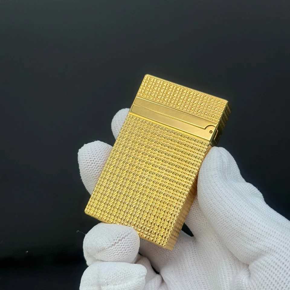 Cool Linge2 Lighter Unique Gas Lighter Brass Refill Butane Cigarette Accessories Smoking Cigar Tobacco Men Gift Collections stD H251206