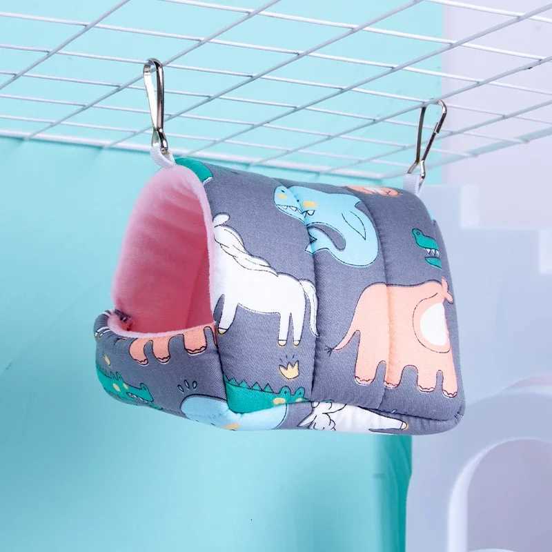 Hamster House Mini Cage Ferret Hammock For Rodents Large Guinea Pig Hammock Basket Hamster Cage Rabbits Bed Hamster Accessories M251206