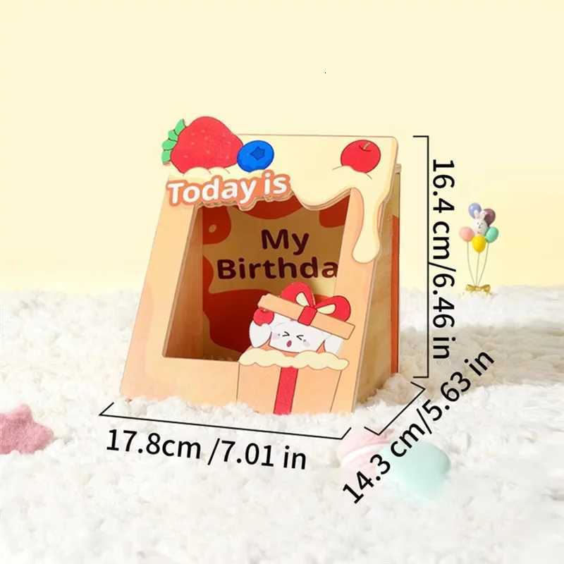 ABGR-Cozy Picture Frame Hamster House Hideout Wooden Small Pet Habitat For Hedgehog Guinea Pigs Ferrets M251206