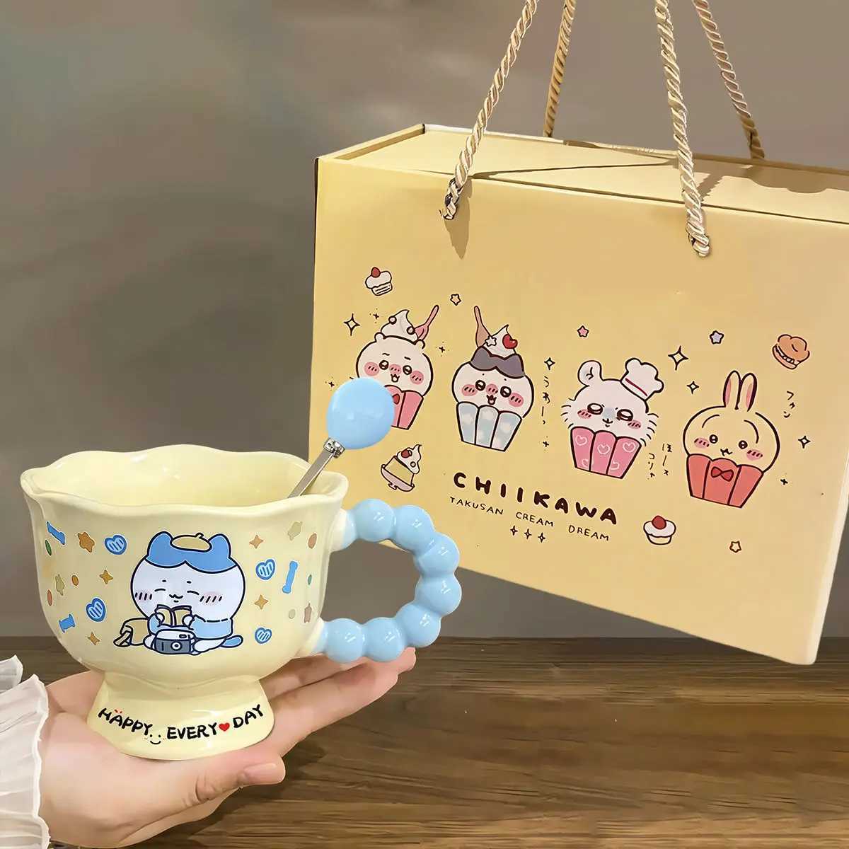 Chikawa Usagi Ceramic Mug - Cute Japanese Anime Character Coffee Cup Ideal Birthday Gift Novelty Party Favor M251206 - view 5