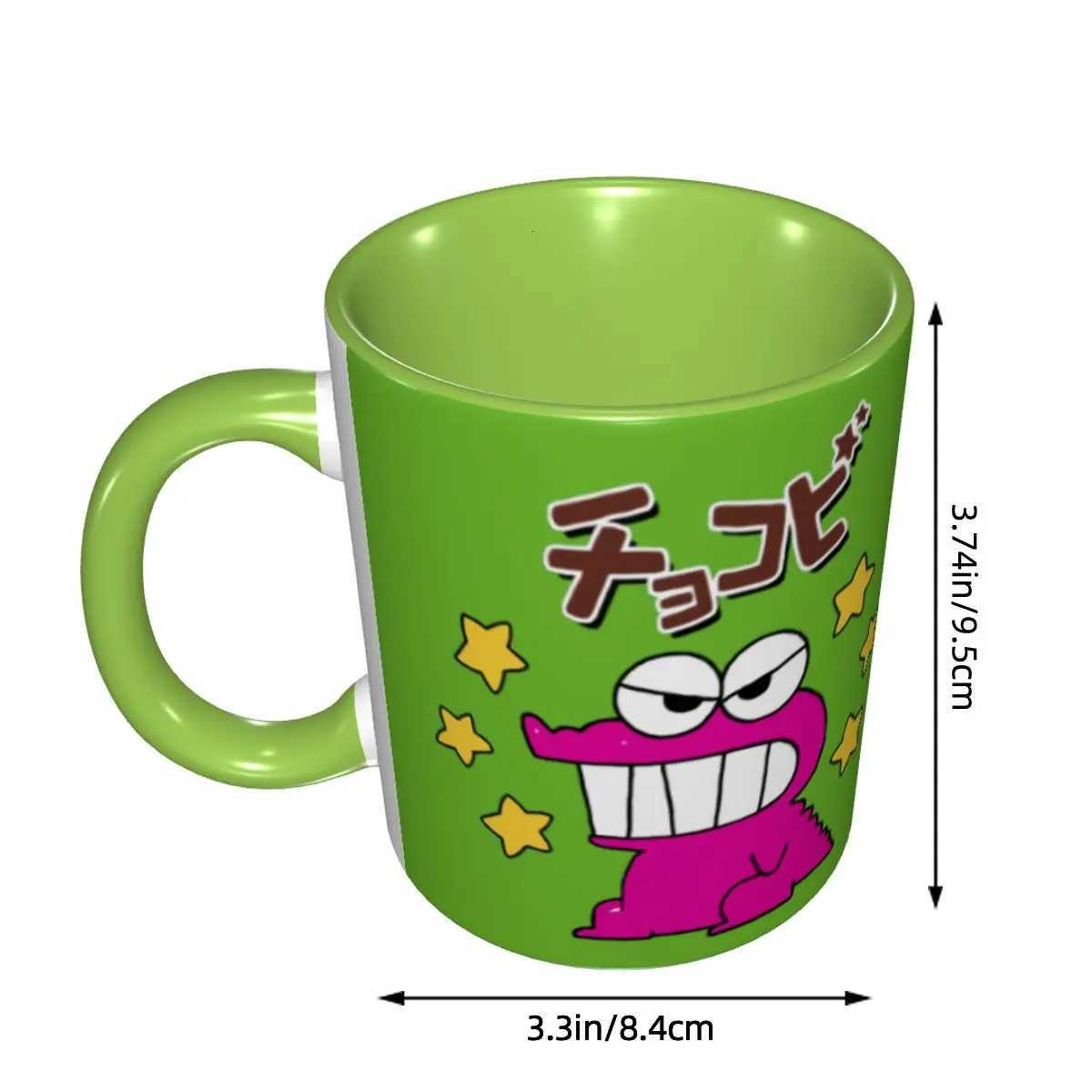 Croc Cookies Shinchan Merch Coffee Mugs Cute Crayons Shin-chans Cup Gift M251206 - view 4