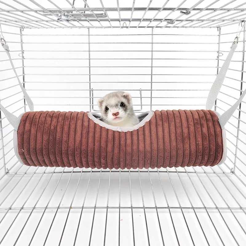 Hamster Hammock Ferret Hide Tunnel Warm Rat Hammock for Rodents Rats Accessories Rodent Hammock for Rat Small Pet M251206