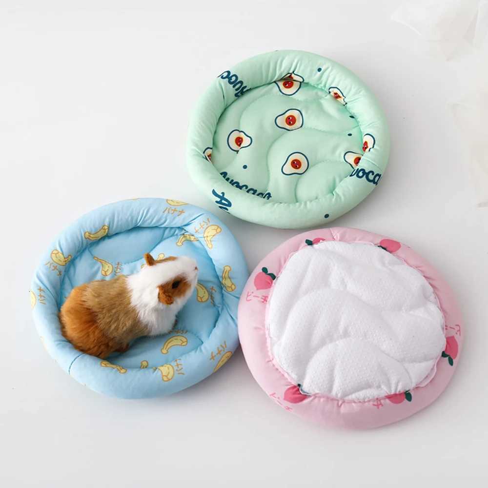 1PC Circular Summer Cooling Hamster Bed Comfortable Sleep Mat Pad Cushion for Hamster/Hedgehog/Squirrel and Other Small Animals M251206