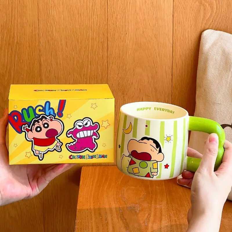 Crayon Shin-chan Nohara Shiro film and television periphery ceramic mug high value girl home office afternoon tea coffee cup M251206 - view 5