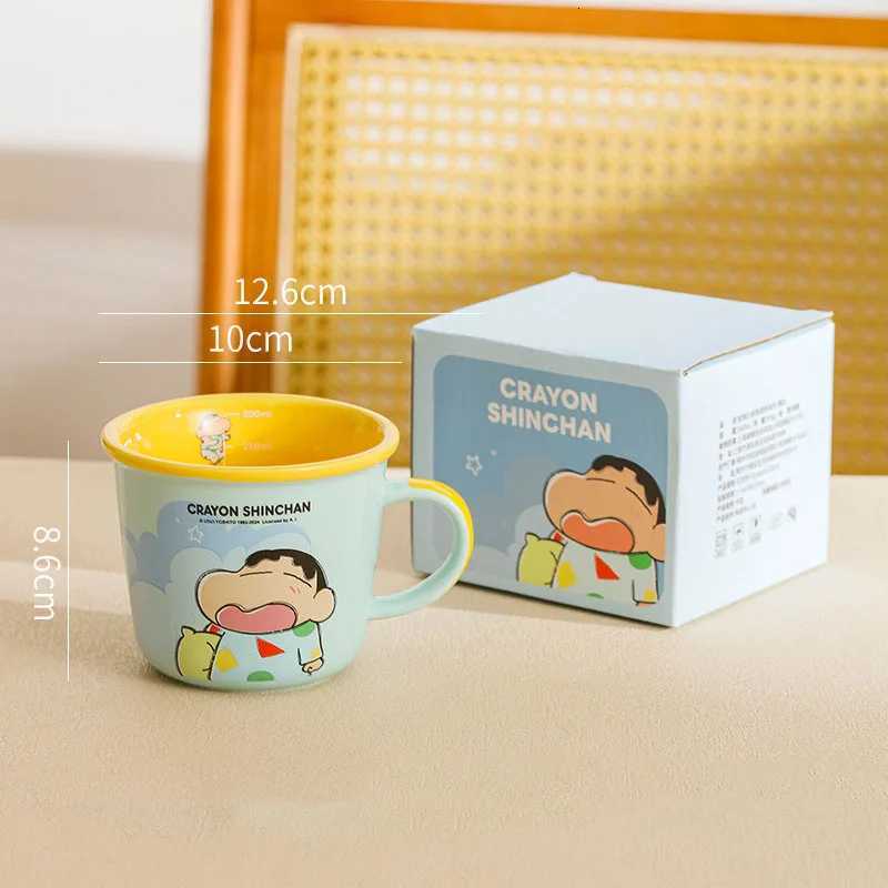 Crayon Shinchan Ceramic Mug Japanese Kawaii Milk Beverage Water Cup Cartoon Anime Breakfast Cup Household Daily Necessities M251206 - view 6