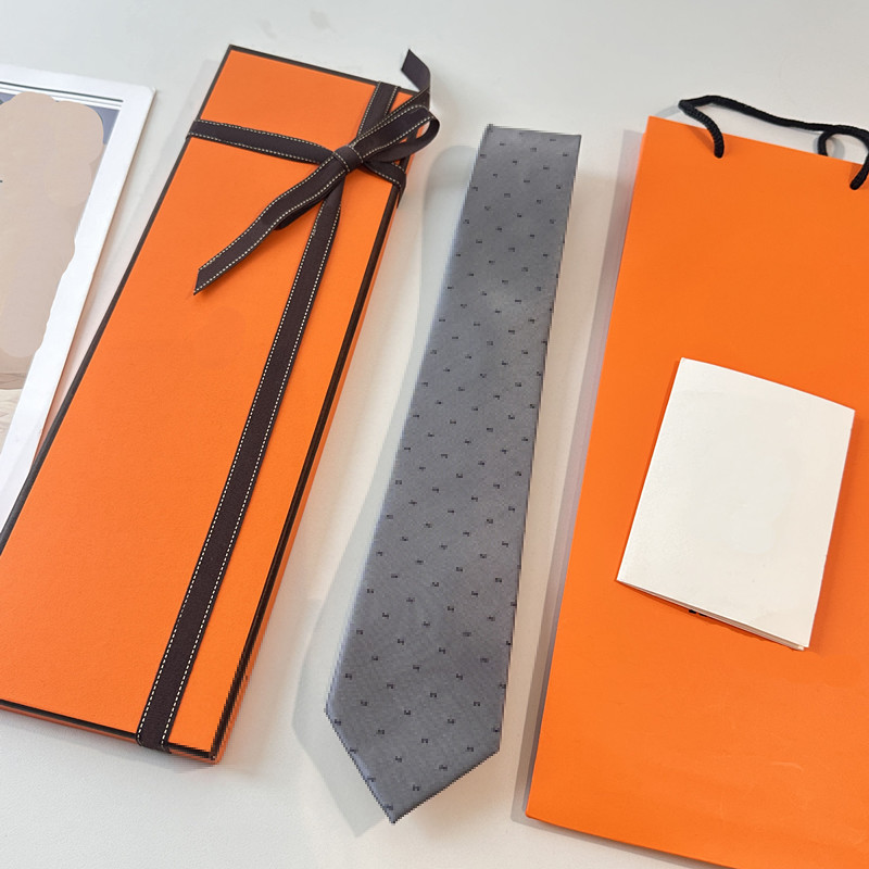 2025 Designer Tie Fashion Stripe Pattern Embroidered Tie L Tie Men's Tie Pattern Exquisite Tie with Box